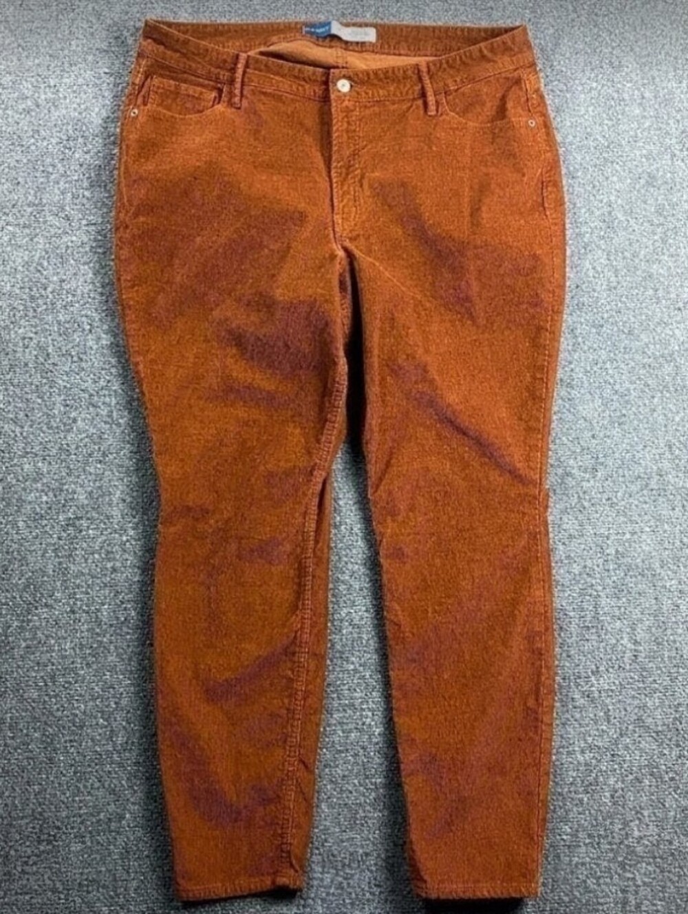 Old Navy Rockstar Super Skinny Corduroy Pants in Burnt Orange Size 16